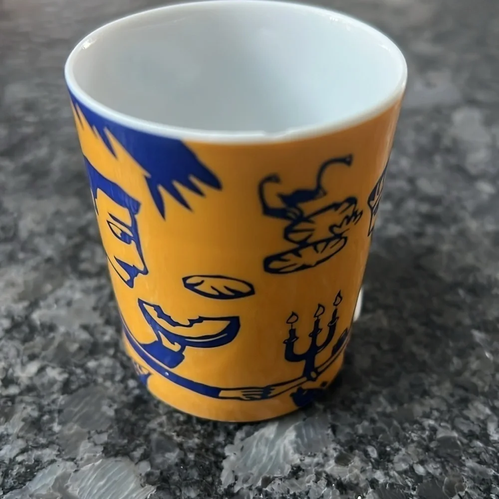 Rosenthal Studio Line Ltd Edition Espresso Cup Yellow Blue Made In Germany